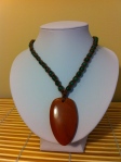 red and green adventurine necklace $18